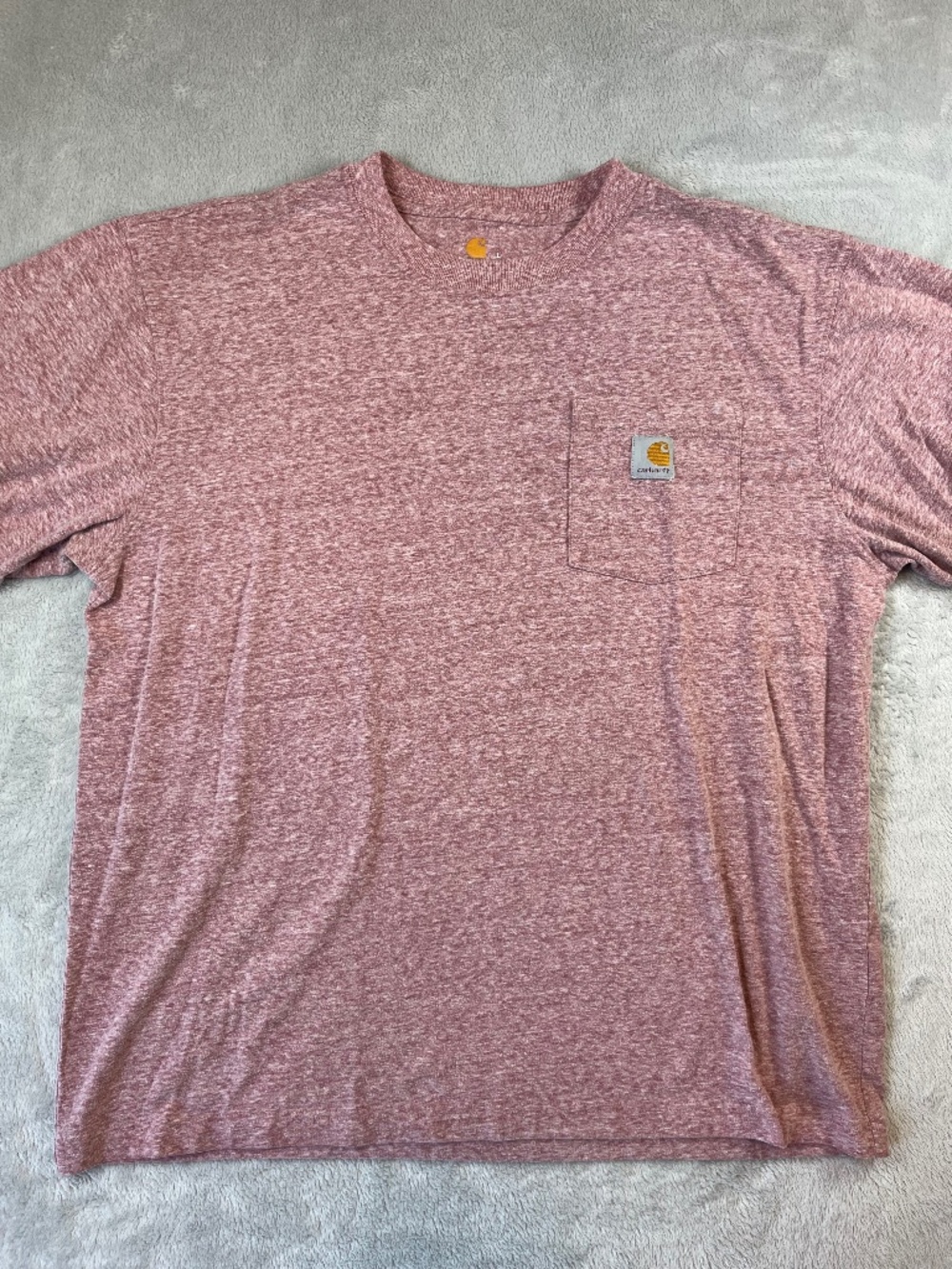 Mens Carhartt K87 Loose Fit Heavyweight Short Sleeve Pocket T Shirt sz L Classic